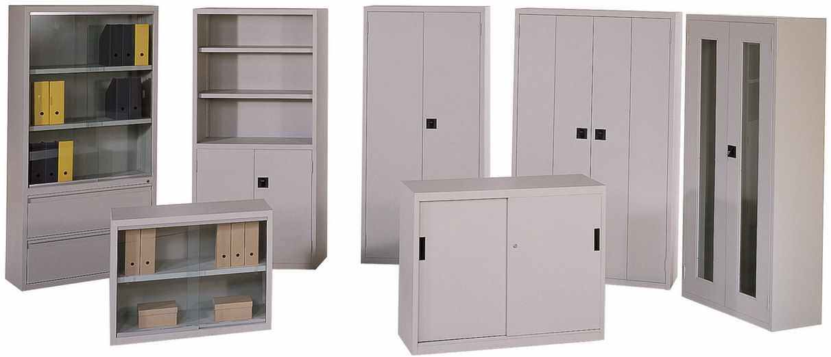 armarios metalicos con puertas abatible correderas y persianas